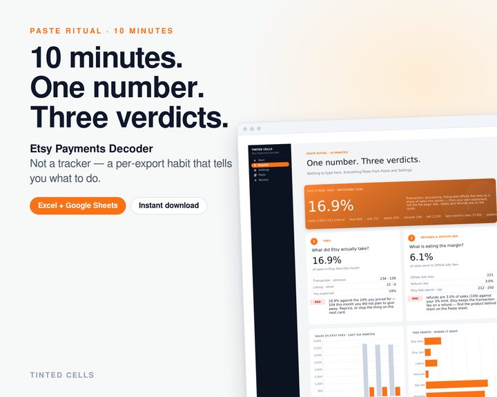 Etsy Payments Decoder