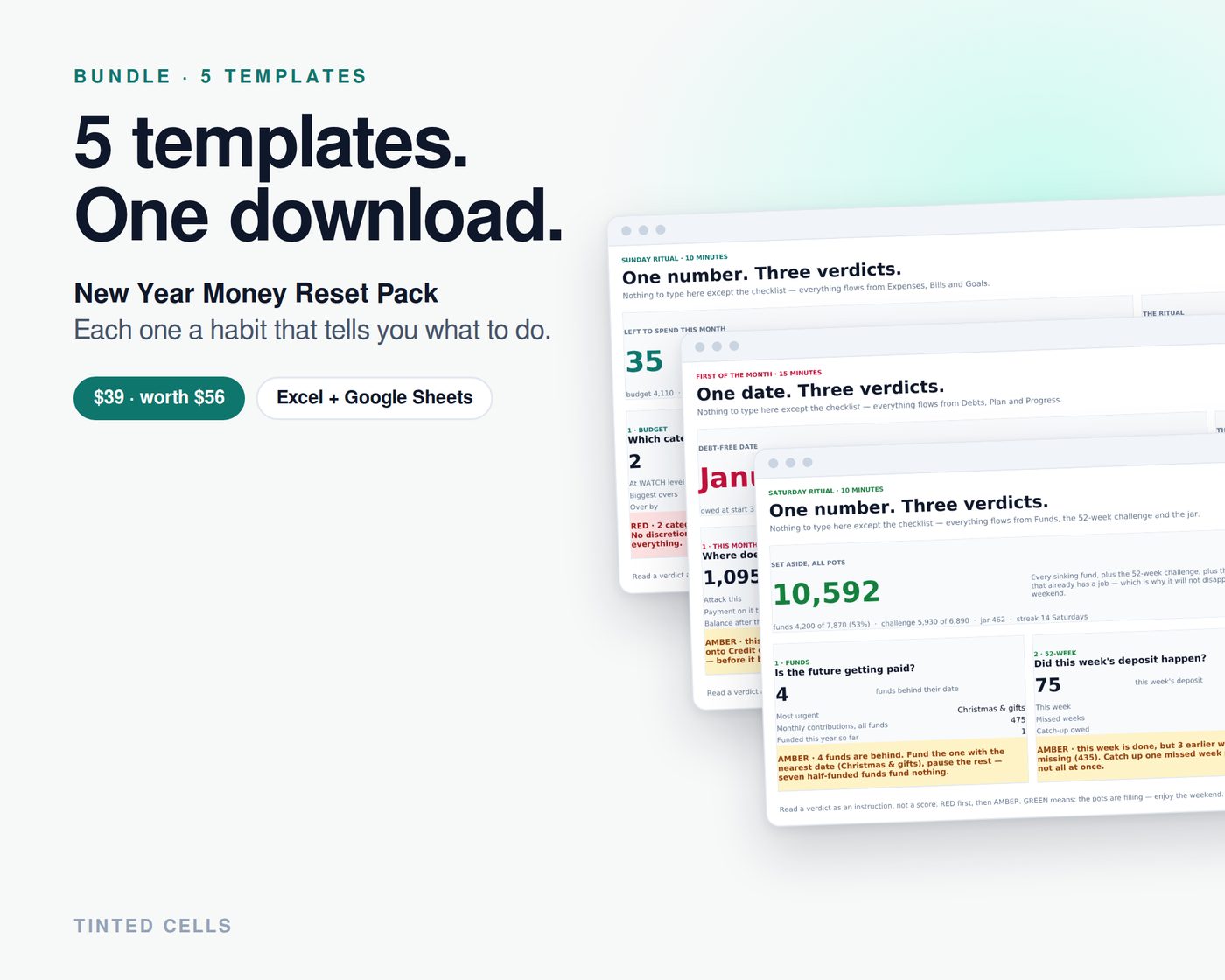 New Year Money Reset Pack